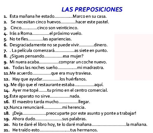 actividades en espanol para imprimir